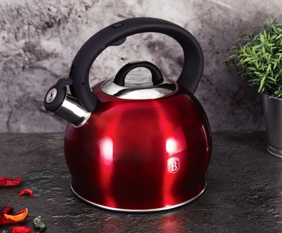 BERLINGERHAUS Konvice pískací nerez 3 L Burgundy Metallic Line