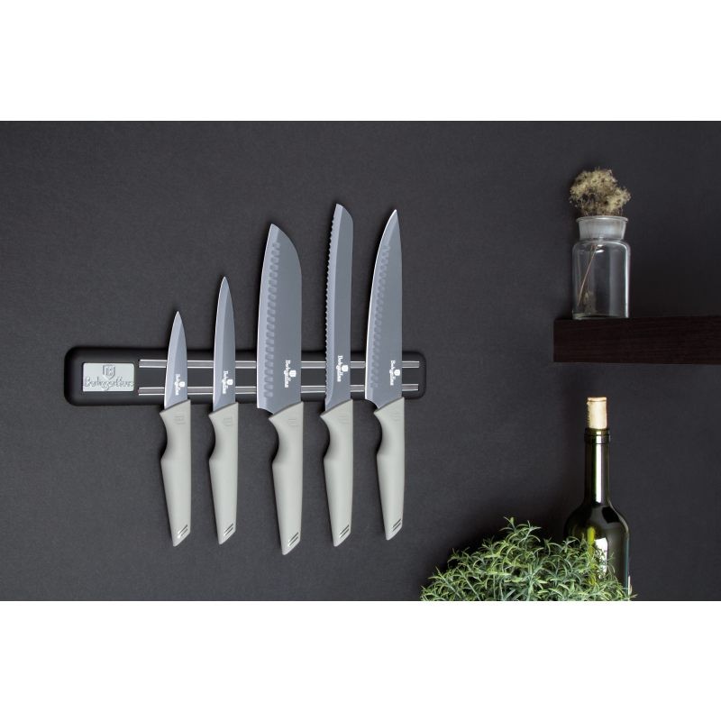 BERLINGERHAUS Sada nožů s magnetickým držákem 6 ks Aspen Collection