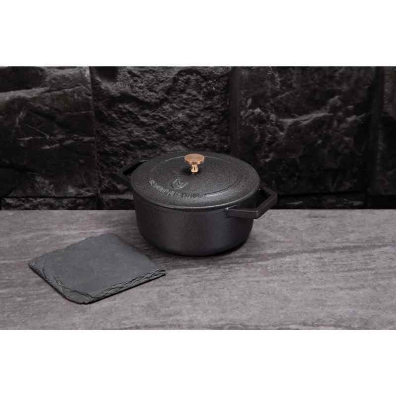 Pekáč litinový s poklicí 12 cm Black Rose Collection