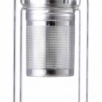 BERGNER Lahev skleněná přenosná se sítkem 350 ml