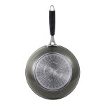Wok pánev s nepřilnavým povrchem MIDNIGHT 28 cm zelená