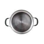 Hrnec s poklicí nerez MIDNIGHT 28 cm 9,5 litru