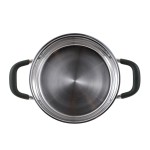 Kastrol s poklicí nerez MIDNIGHT 20 cm 2,3 litru