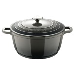 Kastrol litinový s poklicí EXCALIBUR 28 cm šedá