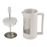 Konvice na čaj a kávu LINES French Press 350 ml bílá