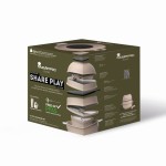 Sada nádobí s nepřilnavým povrchem SHARE PLAY 10 ks béžová