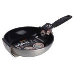 Pánev s nepřilnavým povrchem SMART 16 cm stříbrná