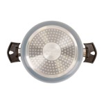 Kastrol s poklicí a nepřilnavým povrchem NOIA 24 cm modrá
