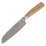 Nůž Santoku TETSU 12,5 cm nerez dřevo