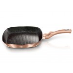 BERLINGERHAUS Pánev grilovací s mramorovým povrchem 28 cm Rosegold Metallic Line