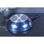 BERLINGERHAUS Wok s mramorovým povrchem 28 cm Metallic Line Aquamarine Edition