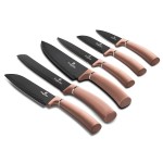 BERLINGERHAUS Sada nožů s nepřilnavým povrchem 6 ks Rosegold Metallic Line