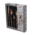 Sada příborů nerez 24 ks mirror Rosegold Metallic Line