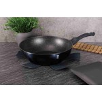 Pánev WOK s mramorovým povrchem 30 cm Aquamarine Metallic Line