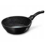 BERLINGERHAUS Pánev hluboká s mramorovým povrchem 24 cm Black Silver Collection