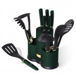 BERLINGERHAUS Sada nožů a kuchyňského náčiní ve stojanu 12 ks Emerald Collection