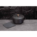 Pekáč litinový s poklicí 12 cm Black Rose Collection