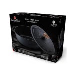 BERLINGERHAUS Pekáč litinový s poklicí 30 cm Black Rose Collection