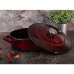 BERLINGERHAUS Pekáč litinový s poklicí 26 cm Burgundy Line