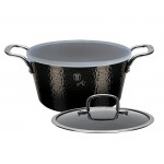 BERLINGERHAUS Kastrol s poklicí s titanovým povrchem 20 cm Shine Basalt Collection