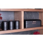 BERLINGERHAUS Chlebovka a dóza na potraviny sada 4 ks Black Rose Collection