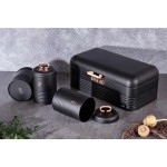 BERLINGERHAUS Chlebovka a dóza na potraviny sada 4 ks Black Rose Collection
