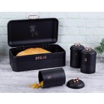 BERLINGERHAUS Chlebovka a dóza na potraviny sada 4 ks Black Rose Collection