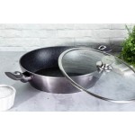 BERLINGERHAUS Pánev hluboká s poklicí 28 cm Carbon PRO Line
