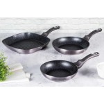 BERLINGERHAUS Pánev grilovací s odnímatelnou rukojetí 28 cm Carbon PRO Line