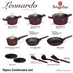 Sada nádobí s titanovým povrchem 15 ks Leonardo Collection