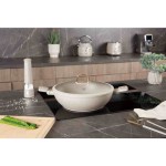 Pánev WOK s titanovým povrchem a poklicí 30 cm Sahara Collection