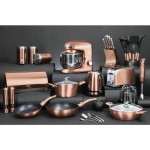 BERLINGERHAUS Pánev grilovací s mramorovým povrchem 28 cm Rosegold Metallic Line