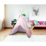 Dětský stan teepee 120x120x150cm růžová