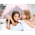 Dětský stan teepee 120x120x150cm růžová