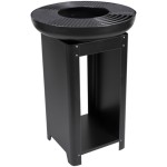 Přenosné zahradní ohniště s grilem a stojanem TEPPANYAKI