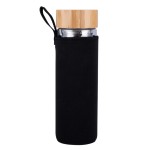 ALPINA Skleněná láhev termoska borosilikátové sklo 450 ml