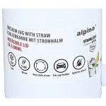 Termohrnek dvoustěnný z nerezové oceli 1,2 l bílá
