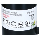 Termohrnek dvoustěnný z nerezové oceli 1,2 l černá