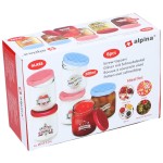 ALPINA Zavařovací sklenice s víčkem sada 6 ks 200 ml