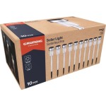 Lampa solární zahradní sada 10 ks LED 36,5 cm