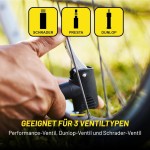 Podlahová pumpa na kolo i míče červená 180 PSI
