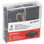 ALPINA Podtácky břidlicové sada 4 ks 10x10cm