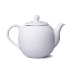 Konvice na čaj porcelánová servírovací 1,1 l bílá