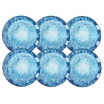 Jídelní sada talířů 6 ks porcelán 27 cm OCEAN