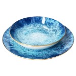 Jídelní sada talířů 6 ks porcelán 27 cm OCEAN