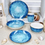 Miska na polévku sada 6 ks porcelán 14 cm OCEAN