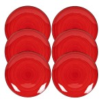Dezertní talíře sada 6 ks 19 cm červené RUBY RED