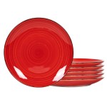Dezertní talíře sada 6 ks 19 cm červené RUBY RED