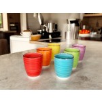 Hrnky na kávu espresso sada 6 ks 180 ml COLOURS