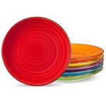 Jídelní sada talířů 6 ks 26 cm barevné COLOURS